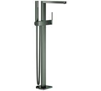GROHE Plus Mitigeur monocommandé pour bain, à poser au sol, saillie 282mm, hauteur 861-965mm, avec ensemble de douche, 23846AL3, 23846AL3, Colorazione: grafite dura spazzolata