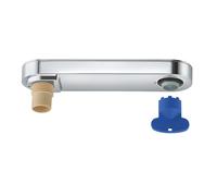 Grohe Plus ricambio doccetta per bocca con bocca estraibile per gruppo lavabo monocomando, 48454000, Plus cromo [Rubinetteria Bagno > Ricambi Rubinetteria Bagno]