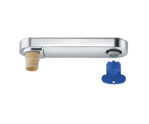 Grohe Plus ricambio doccetta per bocca con bocca estraibile per gruppo lavabo monocomando, 48454000, Plus cromo [Rubinetteria Bagno > Ricambi Rubinetteria Bagno]