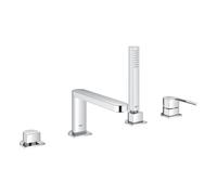 GROHE Plus Combiné monocommande 4 trous pour baignoire, montage sur gorge, saillie 211mm, avec accessoires, 29307003, 29307003, Colorazione: cromo