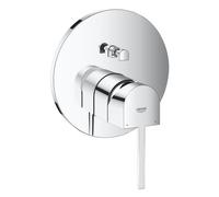 Grohe Plus miscelatore monocomando vasca doccia con deviatore a 2 vie, finitura cromo - 24060003