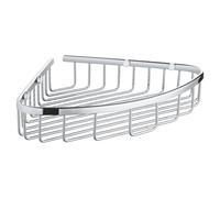 GROHE QuickFix Start Cosmopolitan, Portasapone in filo metallico metallo, per installazione ad angolo, viti e tasselli inclusi, facile da montare,303 x 233 mm, Cromo, 41172000