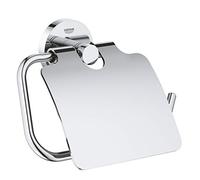 Grohe Essentials porta rotolo con coperchio per carta igienica, finitura cromo - 40367001
