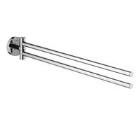 Grohe Essentials porta salviette con 2 barre orientabili, finitura cromo - 40371001