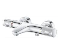 GROHE QUICKFIX, Precision Feel, Miscelatore termostatico per vasca- doccia, limitatore di portata GROHE EcoButton blocco sicurezza 38, Cromo, 34788000
