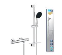 Grohe Precision Feel termostatico, 34791001, Precision Feel; Grohtherm cromo/nero [Rubinetteria Bagno > Rubinetteria Vasca e Doccia]
