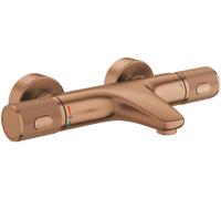 Grohe Precision Feel rubinetto per vasca e doccia a parete con termostato Brushed Warm Sunset 34788DL0