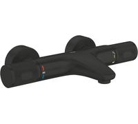 Grohe Precision Feel rubinetto per vasca e doccia a parete con termostato nero 347882430