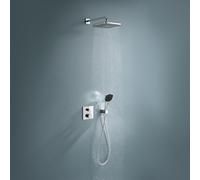 Grohe Precision sistema doccia, termostatico, 34882000, Precision; Grohtherm cromo/nero opaco [Rubinetteria Bagno > Sistemi Doccia]