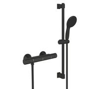 Grohe Precision Start set doccia, 1 tipo di getto, 345972431, Precision Start; Grohtherm nero opaco [Rubinetteria Bagno > Set Doccia]