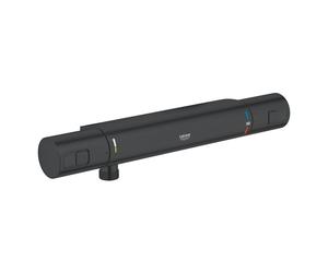 Grohe Precision Start rubinetto doccia esterno con termostatico, 345922432, Precision Start; Grohtherm nero opaco [Rubinetteria Bagno > Rubinetteria Doccia]
