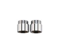 Grohe prolunga 07130 20 mm DN20 per grupppi a parete 1/2" 2 pezzi cromo, 0713000M, Universal cromo [Rubinetteria Bagno > Accessori di Montaggio per Rubinetteria Bagno]