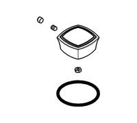 GROHE Pulsante Di Commutazione 48216 Cromo/Oro