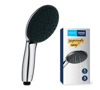 Grohe QuickFix 26031001 Vitalio Start 110 manopola doccia con 3 tipi di getto, finitura cromo
