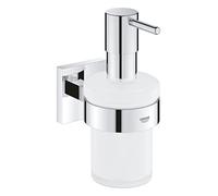 GROHE QUICKFIX Start Cube,Dispenser Sapone con supporto,Installazione a vite o c
