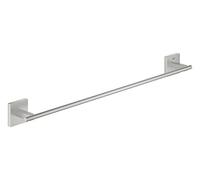 GROHE QUICKFIX Start Cube,Porta asciugamani,Installazione con vite o con colla,Super Steel,600mm,41089DC0