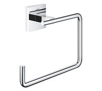 GROHE QUICKFIX Start Cube, Porta salviette, Installazione a vite o con colla, Cromo, 40975000