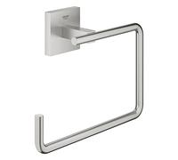 GROHE QUICKFIX Start Cube,Porta salviette,Installazione a vite o con colla,Super Steel,40975DC0