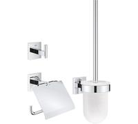 GROHE QUICKFIX Start Cube, Set Accessori 3-In-1, Installazione a Vite O Con Coll