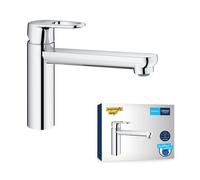 Grohe Fauxt Stort Flow Kitchen Lavel, miscelatore Monocomina con mousseur economico, rotazione di 140 °, Chrome, 31691000