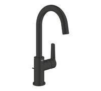 Grohe QuickFix Start miscelatore monocomando per lavabo, taglia L, bocca alta, finitura nero opaco - 242032432