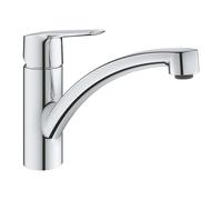 Grohe QuickFix Start miscelatore monocomando per lavello cucina con bocca girevole, finitura cromo - 30530002