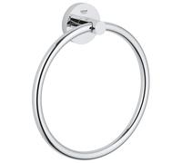 GROHE QuickFix Start, Portasciugamani ad anello metallo, fissaggio nascosto, vit