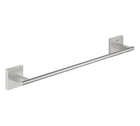 GROHE QUIICKFIX Start Cube, Porta asciugamani, Installazione con vite o con colla, Super Steel, 450mm, 40987DC0