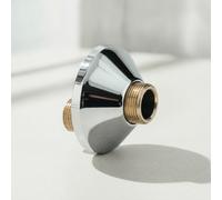 GROHE Raccordo a S 12001 rosetta a vite 1/2'' x 3/4'' 2 pezzi cromo, 1200100M