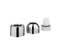 Grohe raccordo di uscita 43342 completo per Rondo A.S. In metallo, 43342000, Universal cromo [Placche di Scarico > Ricambi per Placche di Scarico]