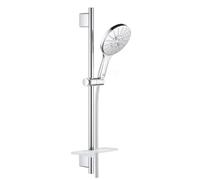 Grohe Rainshower SmartActive set doccia con asta saliscendi e mensola, 3 tipi di getto, 26592000, Rainshower SmartActive cromo [Rubinetteria Bagno > Set Doccia]