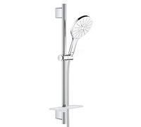 Grohe Rainshower 150 SmartActive 26592LS0 - Colonna Doccia con 3 Tipi di Getto, Ecojoy Portata Limitata a 9.5l/min, Rotondo, Bianco