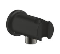 Grohe Rainshower 266582430 raccordo erogatore in metallo con supporto doccetta, finitura nero opaco