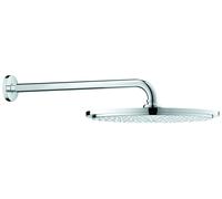 Grohe Rainshower Cosmopolitan 310 Ensemble de douche de tête, bras de douche 380mm, chrome, sans limiteur de débit, 26056000, 26056000