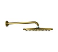 Grohe Rainshower Cosmopolitan 310 Set de douche de tête, bras de douche 380mm inclus, 26066GN0, 26066GN0, Colorazione: fresco sorgere del sole spazzolato