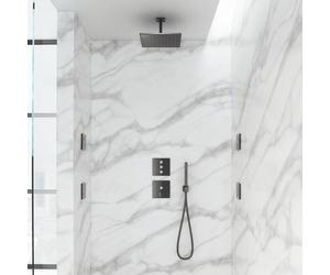 Grohe Rainshower Cube soffione doccia, 1 tipo di getto, 26566A00, Rainshower Cube hard graphite [Rubinetteria Bagno > Soffioni Doccia]