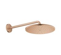 Grohe Rainshower Mono soffione doccia con braccio 31x31 cm rotonda Brushed Warm Sunset 26558DL0
