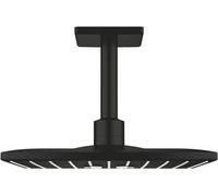 Grohe Rainshower SmartActive 130 soffione doccia con braccio 31x31 cm quadrata nero 264812430
