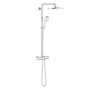 Grohe Rainshower SmartActive 310 - Sistema Doccia con Termostato Integrato, rif. 26647LS0, Soffione Rainshower Mono, no EcoJoy, Rotondo, Bianco