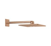 set soffione doccia Grohe Rainshower 310 SmartActive Cube a 2 getti, finitura oro rosa spazzolato - 26479DL0
