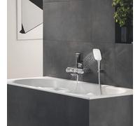 Grohe Rainshower SmartActive Cube set doccia con supporto, 3 tipi di getto, 26589LS0, Rainshower SmartActive Cube moon white/cromo [Rubinetteria Bagno > Set Doccia]