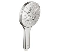 manopola doccia Grohe Rainshower 130 SmartActive EcoJoy a 3 getti, finitura supersteel - 26574DC0