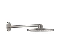 set soffione doccia Grohe Rainshower 310 SmartActive a 2 getti, finitura supersteel - 26475DC0