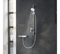 Grohe Rainshower SmartActive 130 EcoJoy set asta doccia 90 cm a 3 getti, finitura moon white - 26579LS0