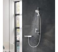 Grohe Rainshower SmartActive set doccia con asta saliscendi e mensola, 3 tipi di getto, 26593000, Rainshower SmartActive cromo [Rubinetteria Bagno > Set Doccia]