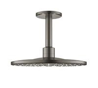 set soffione doccia a soffitto Grohe Rainshower 310 SmartActive a 2 getti, grafite spazzolato - 26477AL0