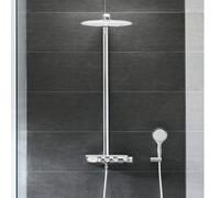 Grohe Rainshower SmartControl - Set doccia termastatico Duo ad incasso, 360 mm, bianco luna 26250LS0
