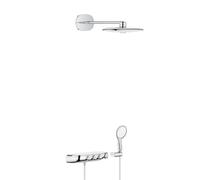 Grohe Rainshower SmartControl colonna doccia con termostatico, 26443LS0, Rainshower SmartControl cromo/moon white [Rubinetteria Bagno > Colonne Doccia]