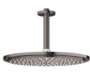 Grohe Rainshower soffione doccia con braccio 31x31 cm rotonda Hard Graphite 26067A00