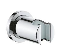 Grohe Rainshower supporto a parete per manopola doccia, rosone tondo, finitura cromo - 27074000
